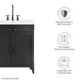 Steamforge 30" Bathroom Vanity by Lefancy