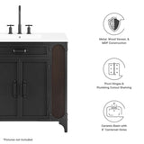 Steamforge 36" Bathroom Vanity by Lefancy