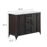 Steamforge 48" Single Sink Bathroom Vanity by Lefancy