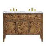 Elysian 48" Wood Double Sink Bathroom Vanity by Lefancy