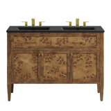 Elysian 48" Wood Double Sink Bathroom Vanity by Lefancy