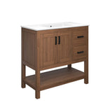 Ashlyn 36��� Wood Bathroom Vanity by Lefancy