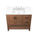 Ashlyn 36��� Wood Bathroom Vanity by Lefancy