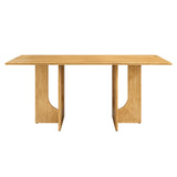 Rivian Rectangular 70" Wood Dining Table by Lefancy