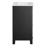 Dixie 24��� Solid Wood Bathroom Vanity by Lefancy
