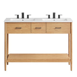 Zaire 48" Double Sink Bathroom Vanity by Lefancy