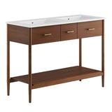 Zaire 48" Double Sink Bathroom Vanity by Lefancy