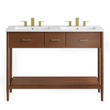 Zaire 48" Double Sink Bathroom Vanity by Lefancy