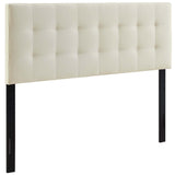 Lily Upholstered Fabric Queen Headboard by Lefancy