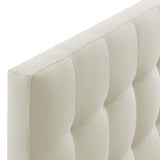 Lily Upholstered Fabric Queen Headboard by Lefancy