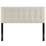 Lily Upholstered Fabric Queen Headboard by Lefancy