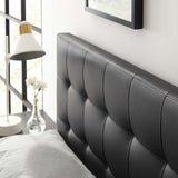 Lily Upholstered Vinyl Queen Headboard by Lefancy