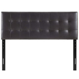 Lily Upholstered Vinyl Queen Headboard by Lefancy