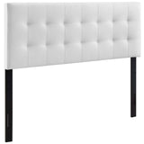 Lily Upholstered Vinyl Queen Headboard by Lefancy