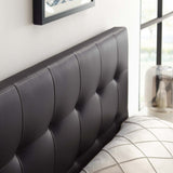 Lily Upholstered Vinyl King Headboard by Lefancy