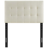 Lily Upholstered Fabric Twin Headboard by Lefancy