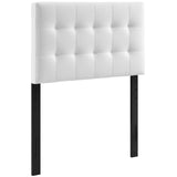 Lily Upholstered Vinyl Twin Headboard by Lefancy