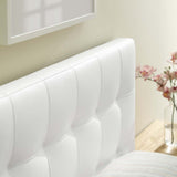 Lily Upholstered Vinyl Twin Headboard by Lefancy