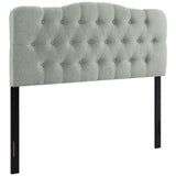 Annabel Upholstered Fabric Queen Headboard by Lefancy