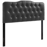 Annabel Upholstered Vinyl Queen Headboard by Lefancy