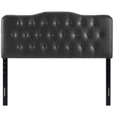 Annabel Upholstered Vinyl Queen Headboard by Lefancy