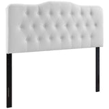 Annabel Upholstered Vinyl Queen Headboard by Lefancy