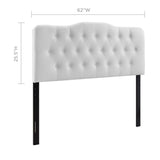 Annabel Upholstered Vinyl Queen Headboard by Lefancy