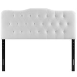 Annabel Upholstered Vinyl Queen Headboard by Lefancy