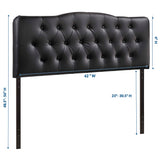 Annabel Upholstered Vinyl King Headboard by Lefancy