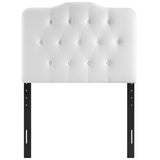 Annabel Upholstered Vinyl Twin Headboard by Lefancy