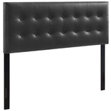 Emily Upholstered Vinyl Queen Headboard by Lefancy