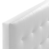 Emily Upholstered Vinyl Queen Headboard by Lefancy