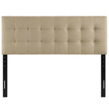 Emily Upholstered Fabric King Headboard by Lefancy