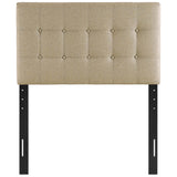 Emily Upholstered Fabric Twin Headboard by Lefancy