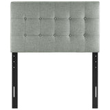 Emily Upholstered Fabric Twin Headboard by Lefancy