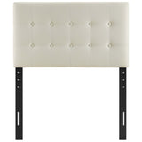 Emily Upholstered Fabric Twin Headboard by Lefancy