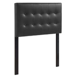 Emily Upholstered Vinyl Twin Headboard by Lefancy