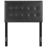 Emily Upholstered Vinyl Twin Headboard by Lefancy