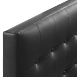 Emily Upholstered Vinyl Twin Headboard by Lefancy