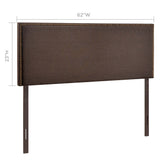 Region Nailhead Upholstered Queen Headboard by Lefancy