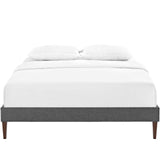 Sharon Fabric Full Bed Frame with Squared Tapered Legs by Lefancy