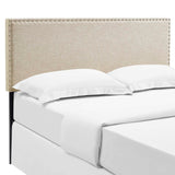 Phoebe Upholstered Fabric Queen Headboard by Lefancy