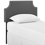 Laura Upholstered Fabric Twin Headboard by Lefancy