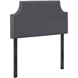 Laura Upholstered Fabric Twin Headboard by Lefancy