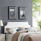 Laura Upholstered Vinyl Full Headboard by Lefancy