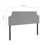 Laura Upholstered Fabric King Headboard by Lefancy