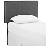 Camille Upholstered Fabric Twin Headboard by Lefancy