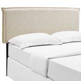 Camille Upholstered Fabric Queen Headboard by Lefancy