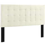 Paisley Tufted Upholstered Performance Velvet Full / Queen Headboard by Lefancy