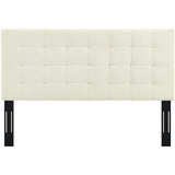 Paisley Tufted Upholstered Performance Velvet Full / Queen Headboard by Lefancy